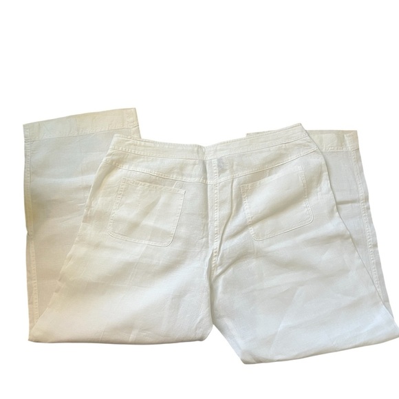 Jones NY Linen wide leg pant size 10 - Picture 4 of 5